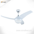 Low profile 42 inch white ceiling fan